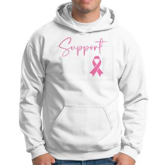 Breast Cancer Warrior Support Squad Breast Cancer Awareness Hoodie - Monsterry DE