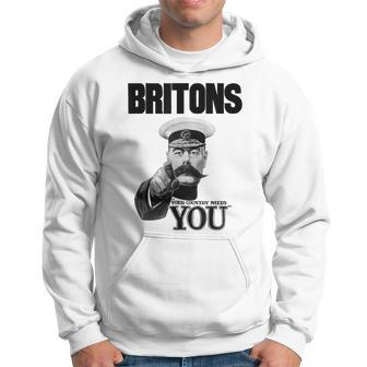 Britons Your Country Needs You Lord Kitchener Hoodie - Thegiftio UK