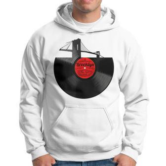 Brooklyn Bridge New York Nyc Vinyl Record Hoodie - Monsterry CA