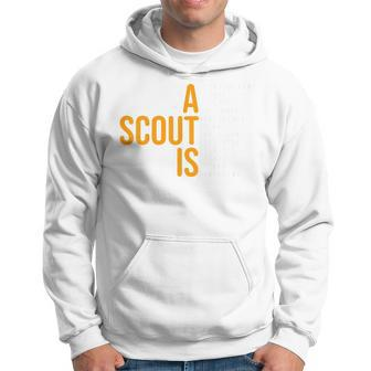 Bsa A Scout Is Youth Hoodie - Monsterry