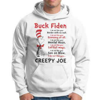 Buck Fiden Creepy Joe Us Flag Anti Biden Hoodie | Mazezy CA