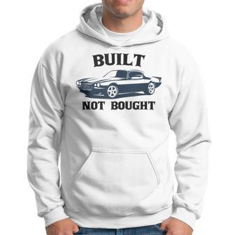 Built-Not-Bought Mechanical Muscle Cars Vintage Graphic Mens Hoodie - Monsterry UK