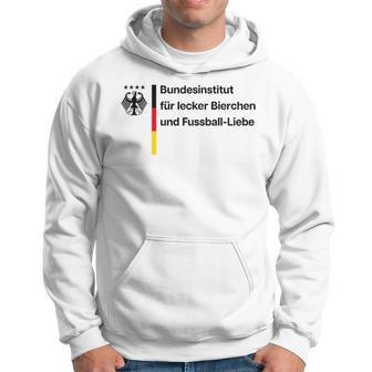 Bundesinstitut Für Lecker Bierchen Und Fussball-Liebe Bier Kapuzenpullover - Geschenkecke