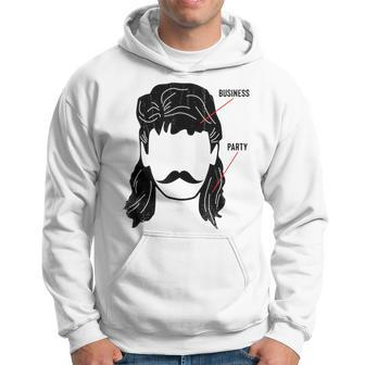 Business In The Front Party In The Back Mullet T Hoodie - Monsterry UK