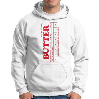 Butter Stick Red Hoodie - Monsterry