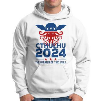 C-Thulhu 2024 The Greater Of Two Evils Hoodie - Thegiftio UK