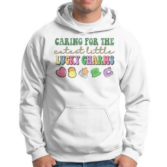 Caring For The Cutest Little Lucky Charm St Patrick's Day Hoodie - Thegiftio