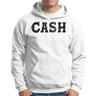 Cash Country Music Lovers Outlaw Vintage Retro Distressed Hoodie - Thegiftio UK
