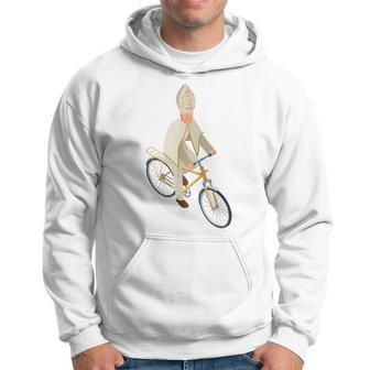 The Catholic Pope On A Bike Pope Francis Hoodie - Monsterry AU