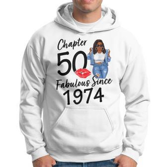 Chapter 50 Fabulous Since 1974 50Th Birthday Black Girl Hoodie - Monsterry AU