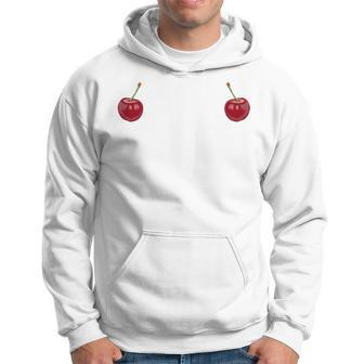 Cherry Graphic Hoodie - Seseable