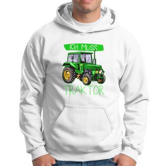 Children's Aus Dem Weg Ich Muss Trktor Fahren Hoodie - Seseable