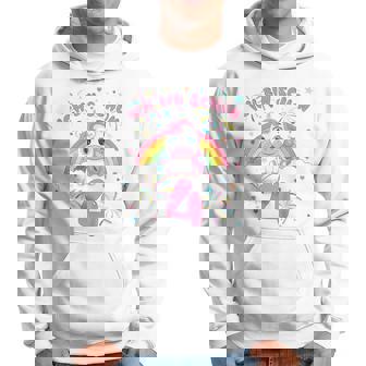 Children's Ich Bin Schon 4 Unicorn Hoodie - Seseable