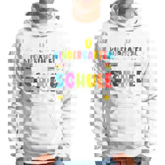 Children's Tschüss Kindergarten Hello School 2024 Hoodie - Seseable