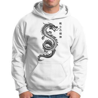 Chinese Writing Dragon Lover Tattoo New Year Hoodie - Monsterry CA