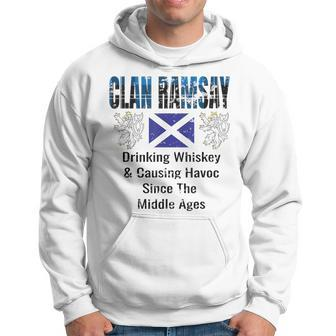 Clan Ramsay Tartan Scottish Family Name Scotland Pride Hoodie - Seseable
