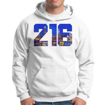 Cleveland 216 Area Code Pride Skyline Ohio Vintage Hoodie - Monsterry UK