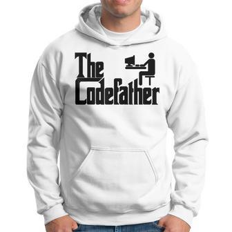 The Codefather Programmer Coding Hacker Hoodie - Thegiftio UK