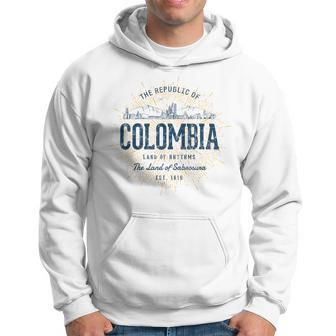 Colombia Retro Style Vintage Colombia Hoodie - Seseable