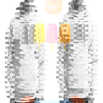 Colorful Summer Popsicle Creamsicle Ice Cream Lover Hoodie - Monsterry