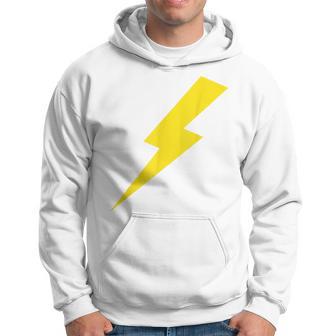 Cool Lightning Bolt Yellow Print Hoodie - Monsterry AU