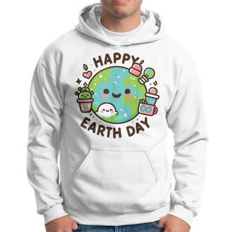 Cool Planet Earth Day Birthday Saying Happy Earth Day 2024 Hoodie - Thegiftio UK
