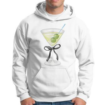 Coquette Bow With Martini Coquette Aesthetic Hoodie - Monsterry UK