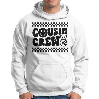 Cousin Crew Happy Face Matching Family Group Trip Vacation Hoodie - Thegiftio UK