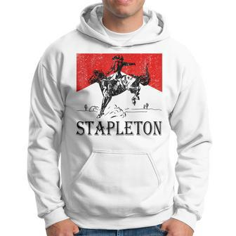 Cowboy Stapleton First Name Personalized Birthday Hoodie - Seseable