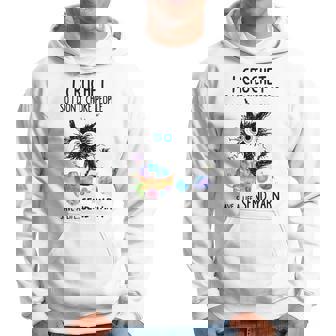 I Crochet So I Don't Choke People Save A Life Send Yarn Cat Hoodie - Thegiftio UK