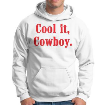 Cute Cool It Cowboy Vintage Western Hoodie - Thegiftio UK