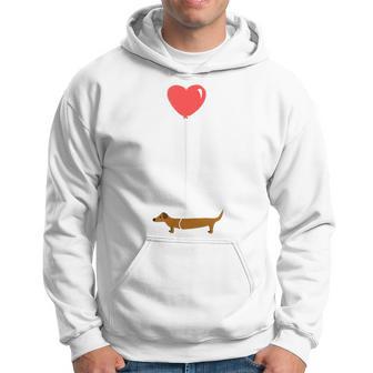 Cute Dachshund Weenie Love Balloon Dog Lover Hoodie - Monsterry AU