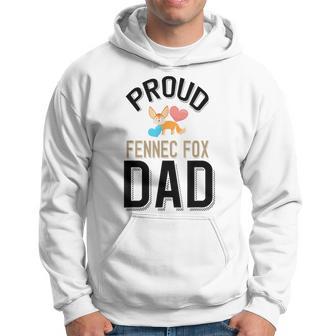 Cute Fennec Fox Pet Owner Proud Fennec Fox Dad Hoodie - Monsterry