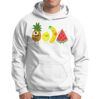 Cute Fruit Friends Family Summer Party Hoodie - Monsterry UK