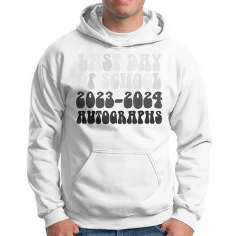 Cute Last Day Of School 2024 Autographs Graduation Sign My Hoodie - Monsterry DE