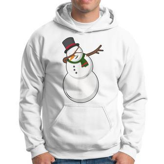 Dabbing The Dobby Snowman Holiday Christmas Hoodie - Monsterry UK