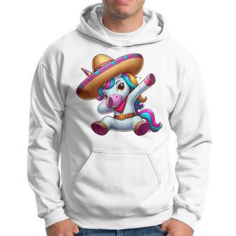 Dabbing Unicorn Guitar Cinco De Mayo Maracas Music Mexican Hoodie - Monsterry AU