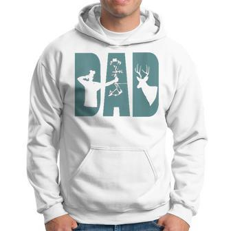 Dad Dads Father's Day Fun Novelty Simple Minmial Archery Hoodie - Thegiftio UK