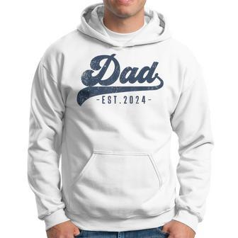 Dad Est 2024 Dad To Be New Daddy Hoodie | Mazezy UK