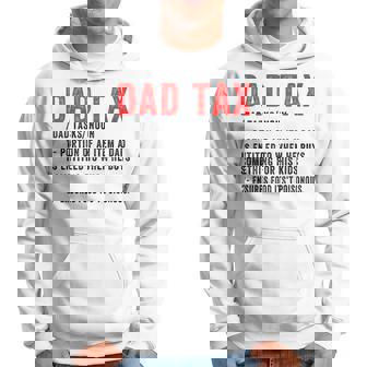 Dad Tax Noun Definition Fathers Day Daddy Hoodie - Thegiftio UK