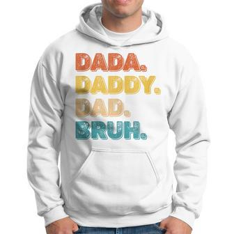 Dada Daddy Dad Bruh Husband Dad Father's Day Mens Hoodie - Seseable