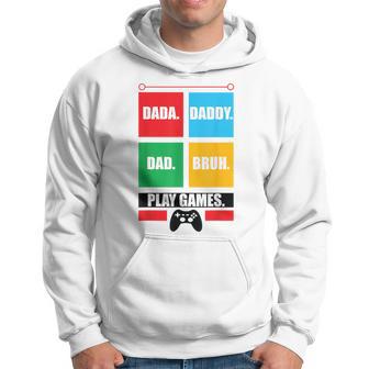 Dada Daddy Dad Bruh Games Lover Father's Day Hoodie - Thegiftio UK