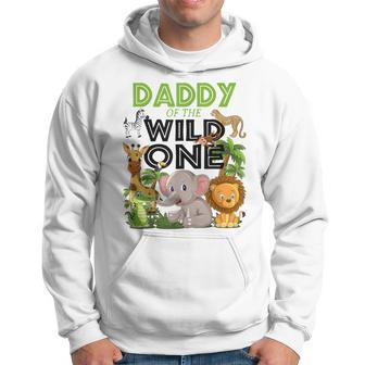 Daddy Of The Wild One Birthday 1St Safari Jungle Family Hoodie - Thegiftio UK