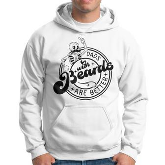 Dads With Beards Are Better Dad Life Father's Day Hoodie - Thegiftio UK