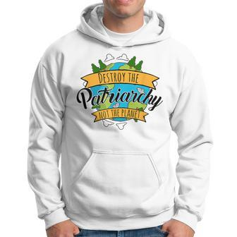 Destroy The Patriarchy Not The Planet Environmental Feminist Hoodie - Monsterry CA