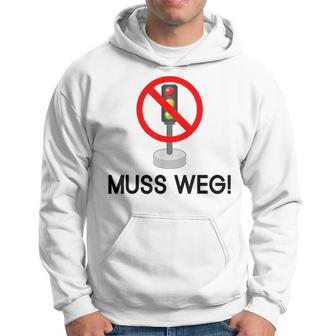 Die Ampel Muss Weg Politics And Party Sayings Gray Hoodie - Seseable