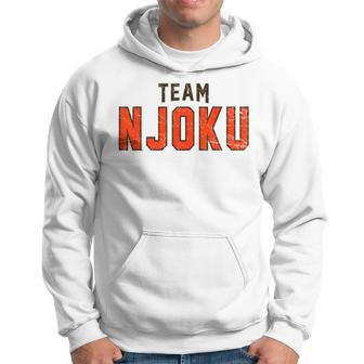 Distressed Team Njoku Surname Proud Family Last Name Hoodie - Seseable