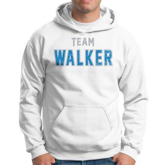 Distressed Team Walker Proud Family Last Name Surname Hoodie - Seseable