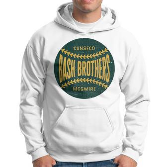 Distressed Vintage-Look Bash Brothers Baseball Hoodie - Monsterry CA