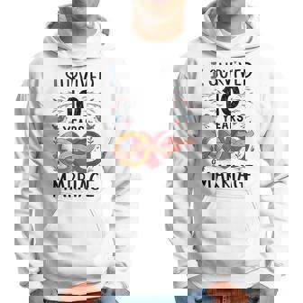 Divertido Aniversario De Boda De 10 Años A Juego Para Parejas Sudadera - Regaloses